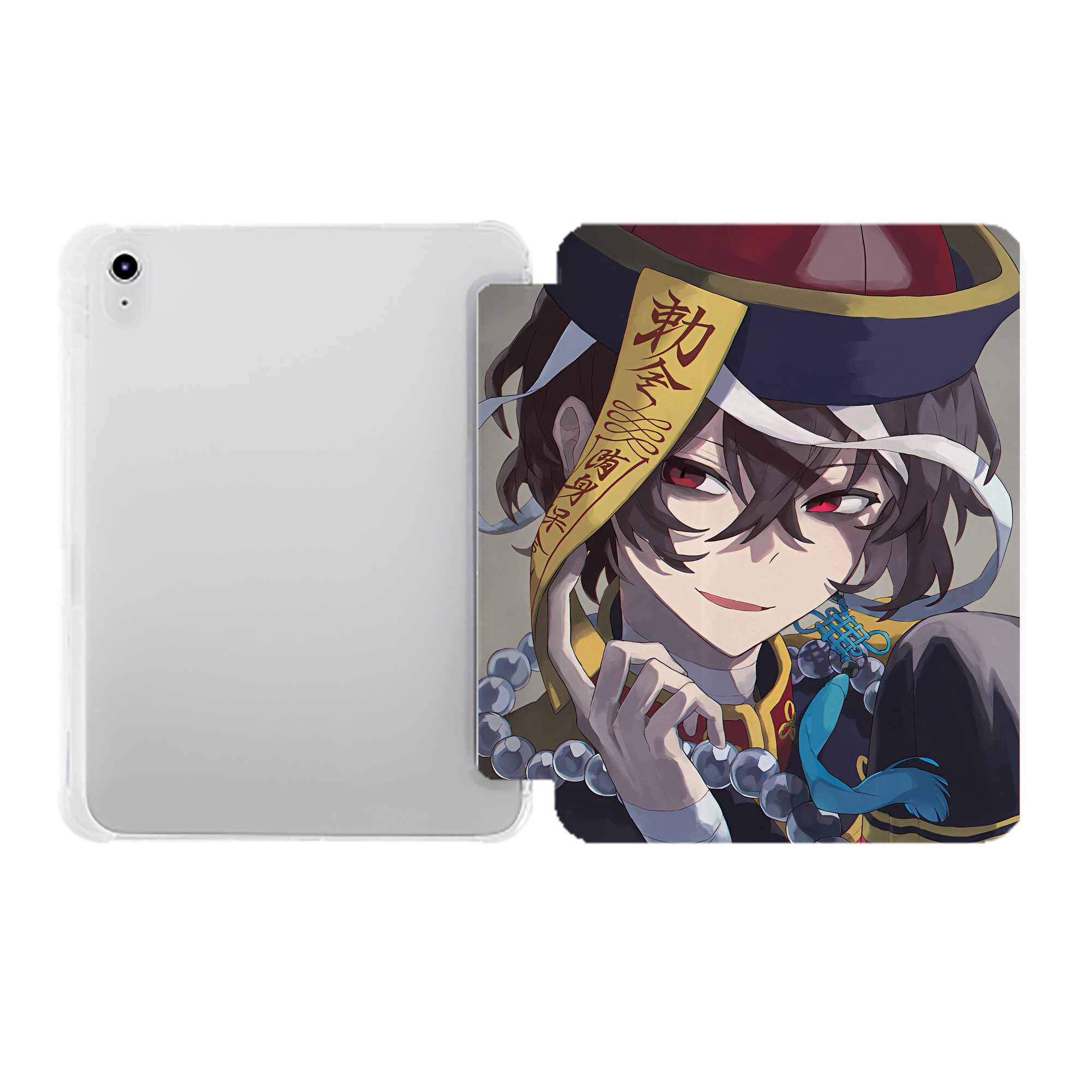（画像用） 文豪ストレイドッグス Bungo Stray Dogs IPad ケース ペン収納付き 三つ折りスタンド PUレザー×シリコン 対応機種9.5/10.5/10.9インチ